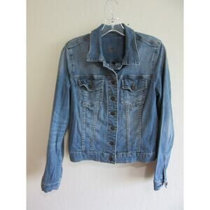 Kut from the Kloth Light Blue Denim Jean Jacket